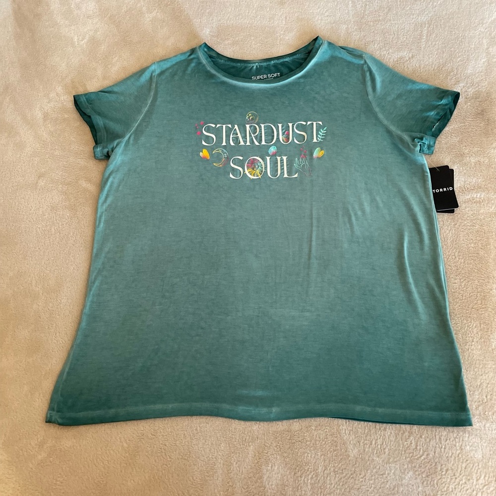 Torrid Lightweight “Stardust” T-Shirt - Size M - Picture 7 of 14